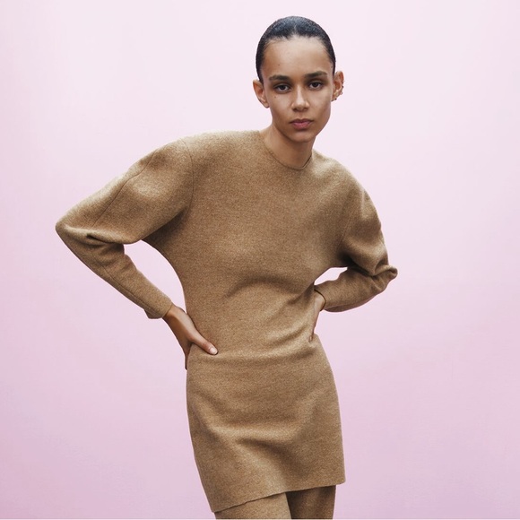 ZARA PREMIUM WOOL LTD EDITION DRESS - Picture 7 of 11